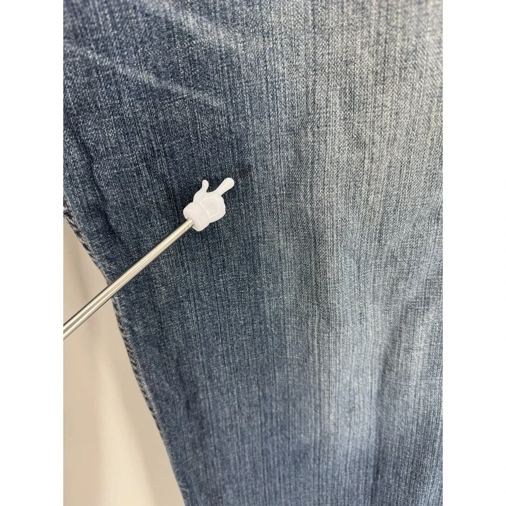 Levi's Size 44x30 Blue Denim Jeans Regular Fit Straight Leg Red Tab